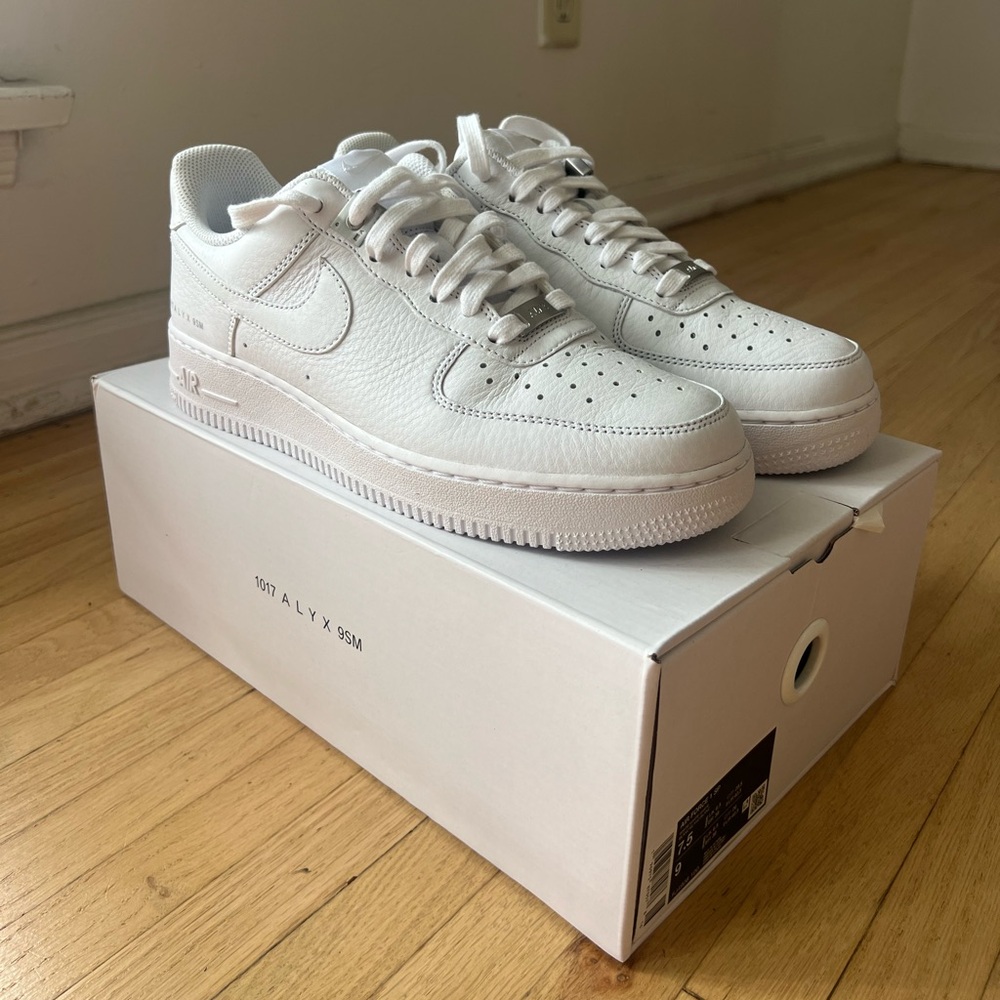 NIKE 1017 ALYX 9SM x Air Force 1 Low SP 'Triple White' 🤍wmns 9/ mens 7.5 NIB